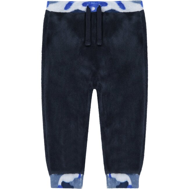 Baby Sherpa Plush Set, Navy - Sweaters - 6
