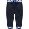 Baby Sherpa Plush Set, Navy - Sweaters - 6