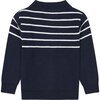 3-Piece Zip Sweater Set, Navy - Sweaters - 6 - thumbnail