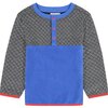 Quilted Fleece Set, Grey - Sweaters - 5 - thumbnail