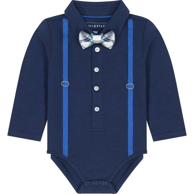 Baby Shirtzie Set, Navy - Polo Shirts - 4