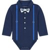 Baby Shirtzie Set, Navy - Polo Shirts - 4