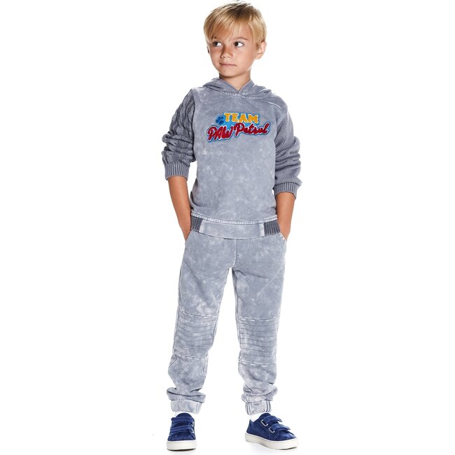 Andy & Evan x PAW Patrol | Grey Sweat Set, Grey - Sweaters - 2