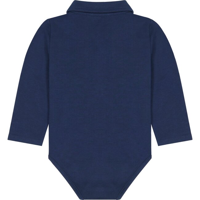 Baby Shirtzie Set, Navy - Polo Shirts - 6