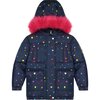 Star Sprinkled Nordic Coat with Brij™ Tech, Multi - Jackets - 1 - thumbnail