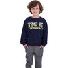 Chenille Sweatshirt, Navy - Sweatshirts - 2