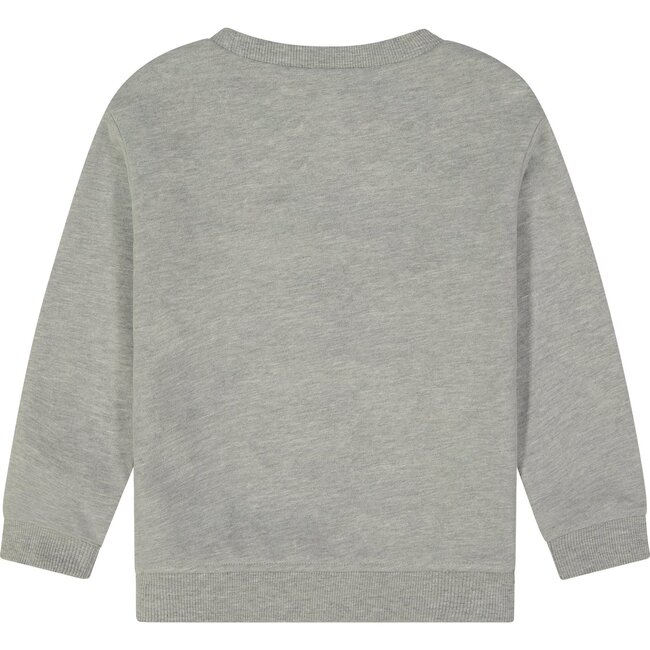 Chenille Sweatshirt, Grey - Sweatshirts - 3