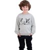 Chenille Sweatshirt, Grey - Sweatshirts - 4