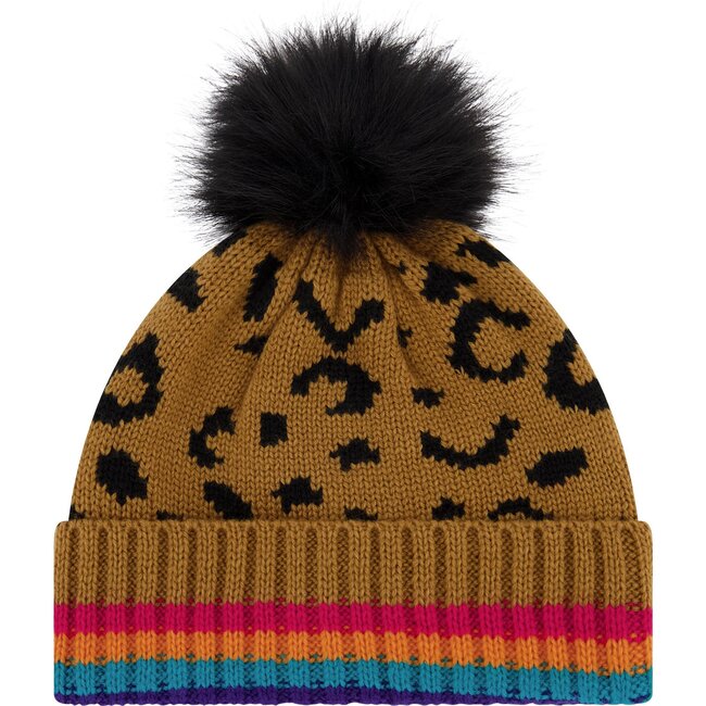 Leopard Hat and Glove Set, Leopard Rainbow