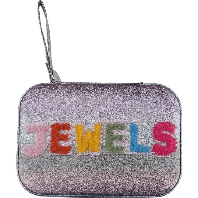 JEWELS Patch Jewelry Box, Silver - Jewelry Boxes - 1 - zoom