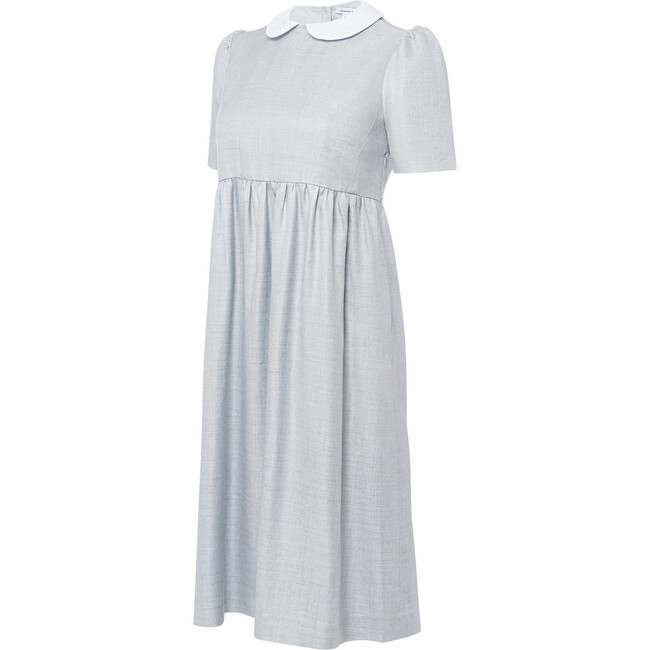 Peter Pan Collar Maternity Dress - Dresses - 3