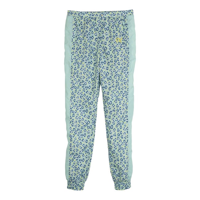 Lennon Track Pant, Mint Leopard - Pants - 1
