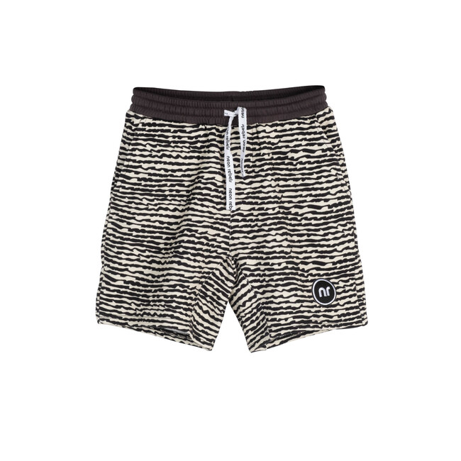 Dash Sweatshort, Faded Black Fun Stripe