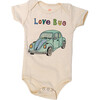 Love Bug Onesie, Natural Organic Bodysuit - Onesies - 1 - thumbnail