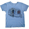 Jetstream Tee, Blue Triblend - T-Shirts - 1 - thumbnail