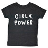Girl Power Tee, Black Triblend - Tees - 1 - thumbnail