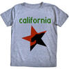 California Star Tee, Grey Triblend - Tees - 1 - thumbnail
