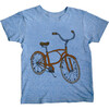 Beach Cruiser Tee, Blue Triblend - T-Shirts - 1 - thumbnail