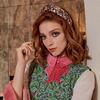 Women's Liberty Knotted Headband, Royal Garland - Hair Accessories - 2