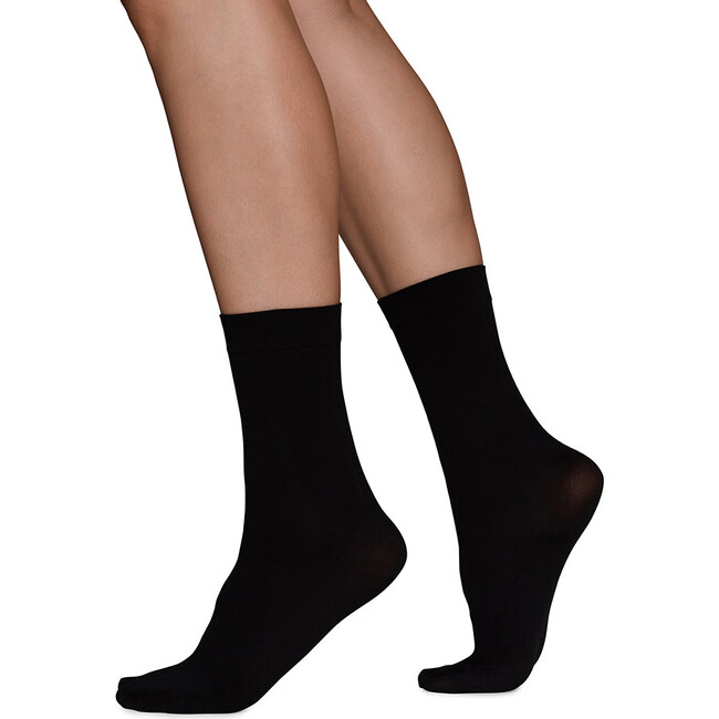 Women's Ingrid Premium Socks, Black