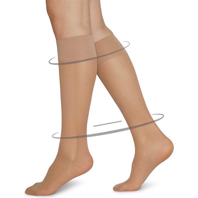 Women's Bea Support Knee High, Sand - Socks - 1