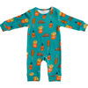 Austen Salty Snacks Romper, Green - Rompers - 1 - thumbnail
