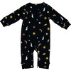 Austen Outer Space Romper, Black - Rompers - 1 - thumbnail