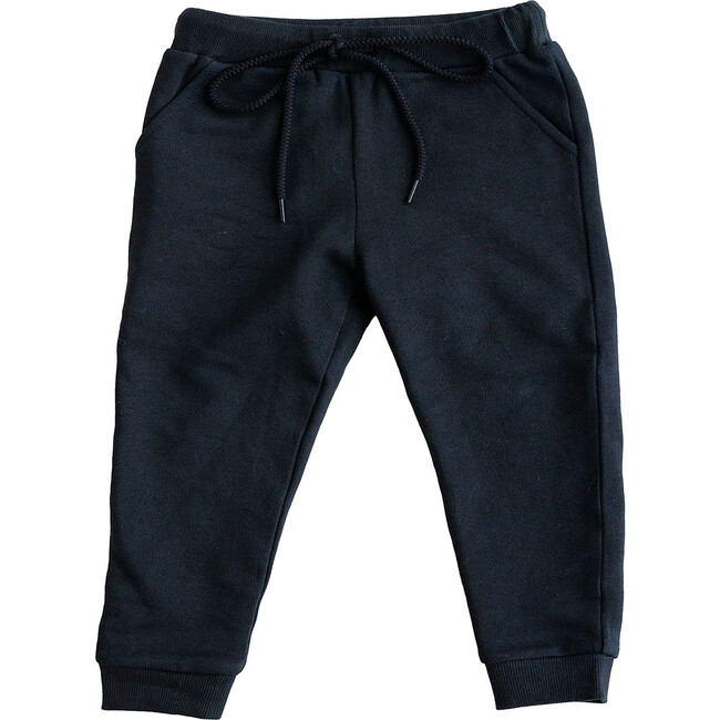 Basic Sweatpants, Black - Sweatpants - 1