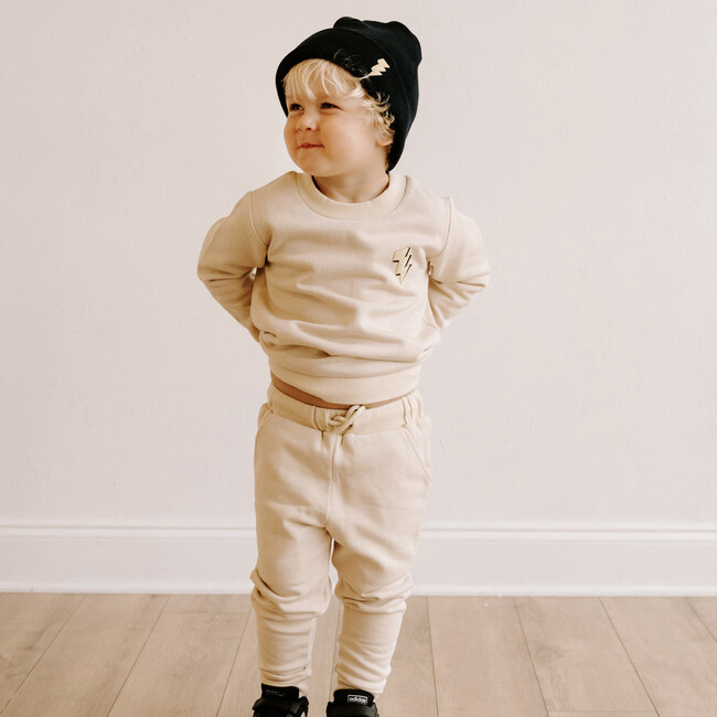 Basic Sweatpants, Oatmeal - Sweatpants - 2