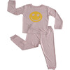 Lounge Set, Smiley Face Misty Rose - Pajamas - 1 - thumbnail