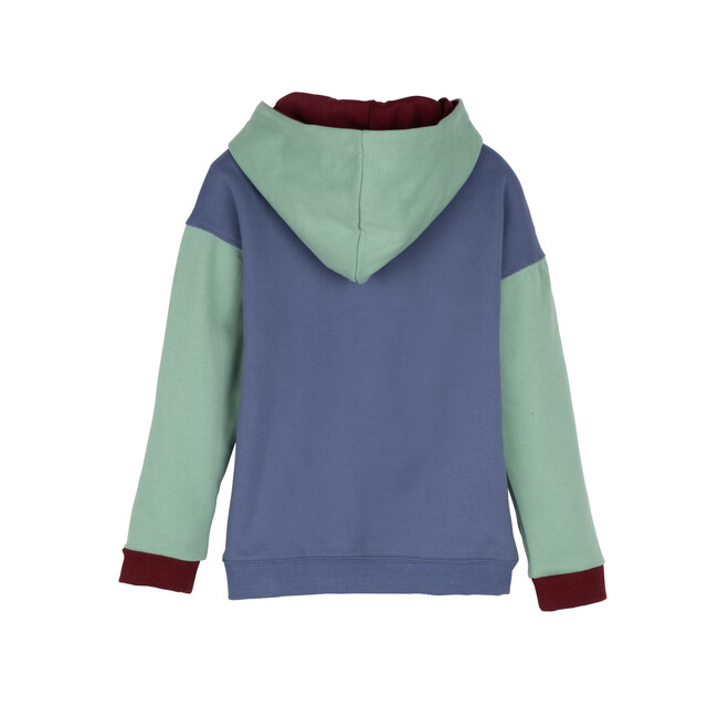 Ash Colorblock Sweatshirt, Dusty Blue Multi