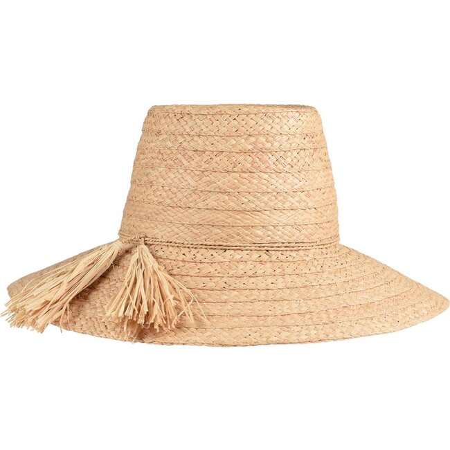 Women's Galley Beach, Medium Brim, Wide Braid Raffia - Hats - 1