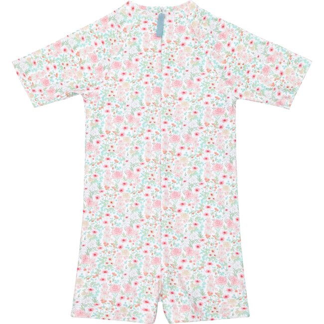 Floral Rashguard One Piece, Emerald - One Pieces - 4