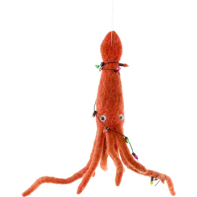 Tinsel In A Tangle Octopus Ornament