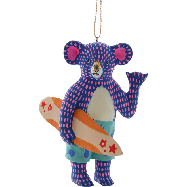 Surfing Koala Ornament
