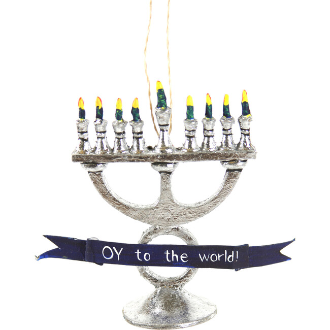 Oy To The World Ornament