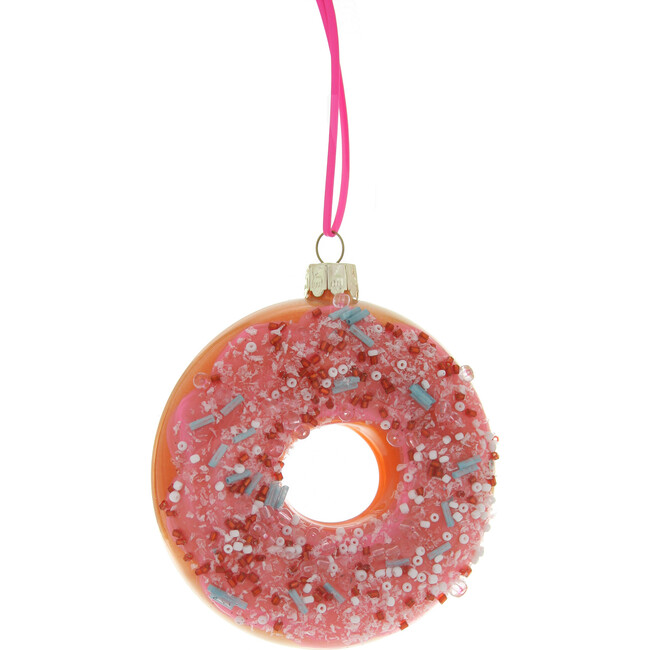 Large Frosted Sprinkle Donut Ornament - Ornaments - 1 - zoom