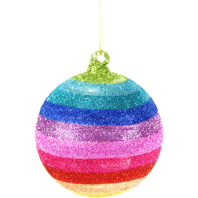 Glitter Rainbow Ball Ornament - Ornaments - 1 - zoom