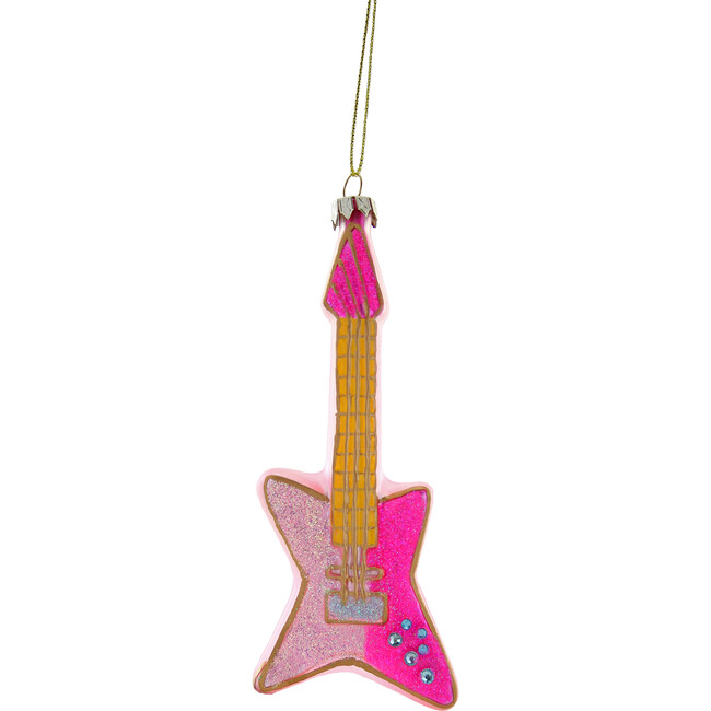 Electric Guitar Ornament, Pink