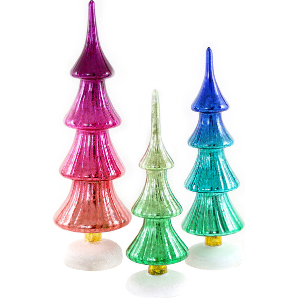 Multicolor Glass Trees Set - Cody Foster Accents & Decor | Maisonette