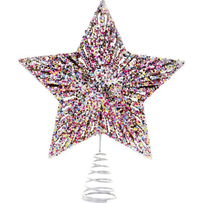 5 Point Glittered Star Tree Topper - Cody Foster Ornaments & Toppers ...
