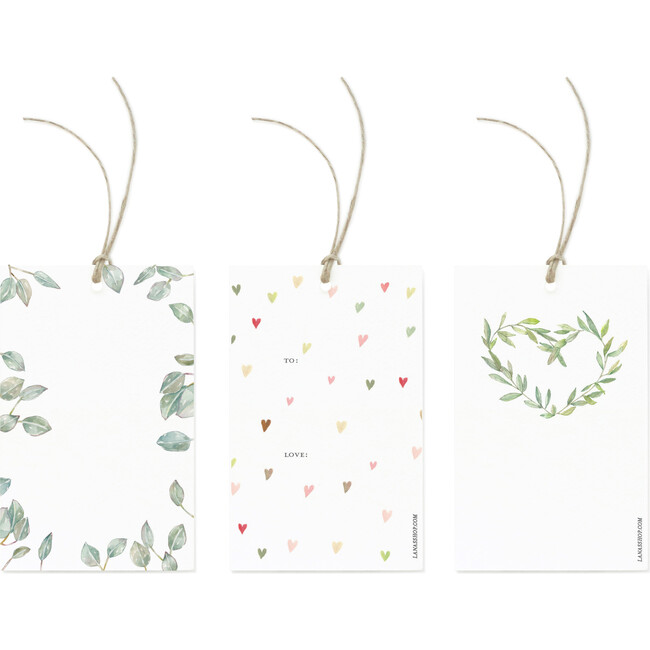 Hearts & Garlands Tag Trio - Paper Goods - 1