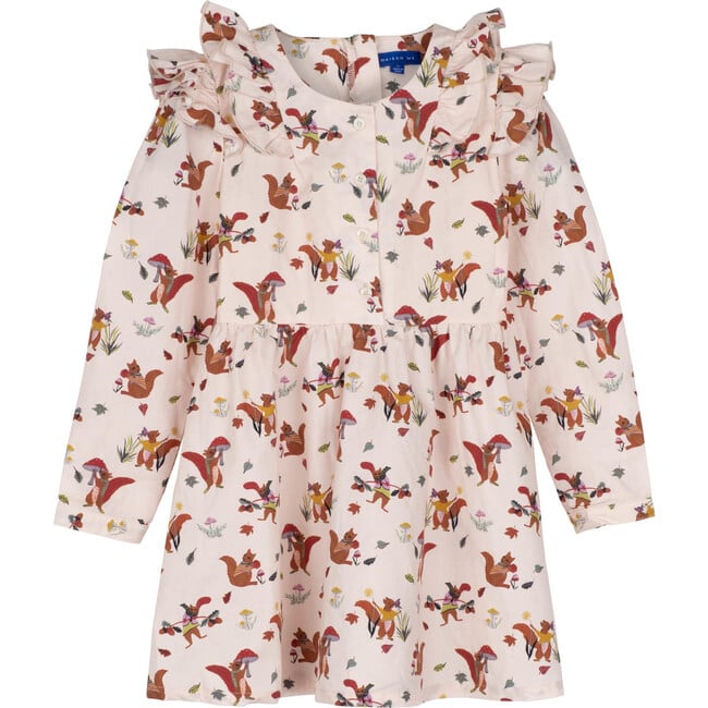 Lexi Dress, Light Pink Squirrels - Dresses - 1