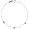 Women's You Are Loved Bracelet, Silver - Bracelets - 1 - thumbnail