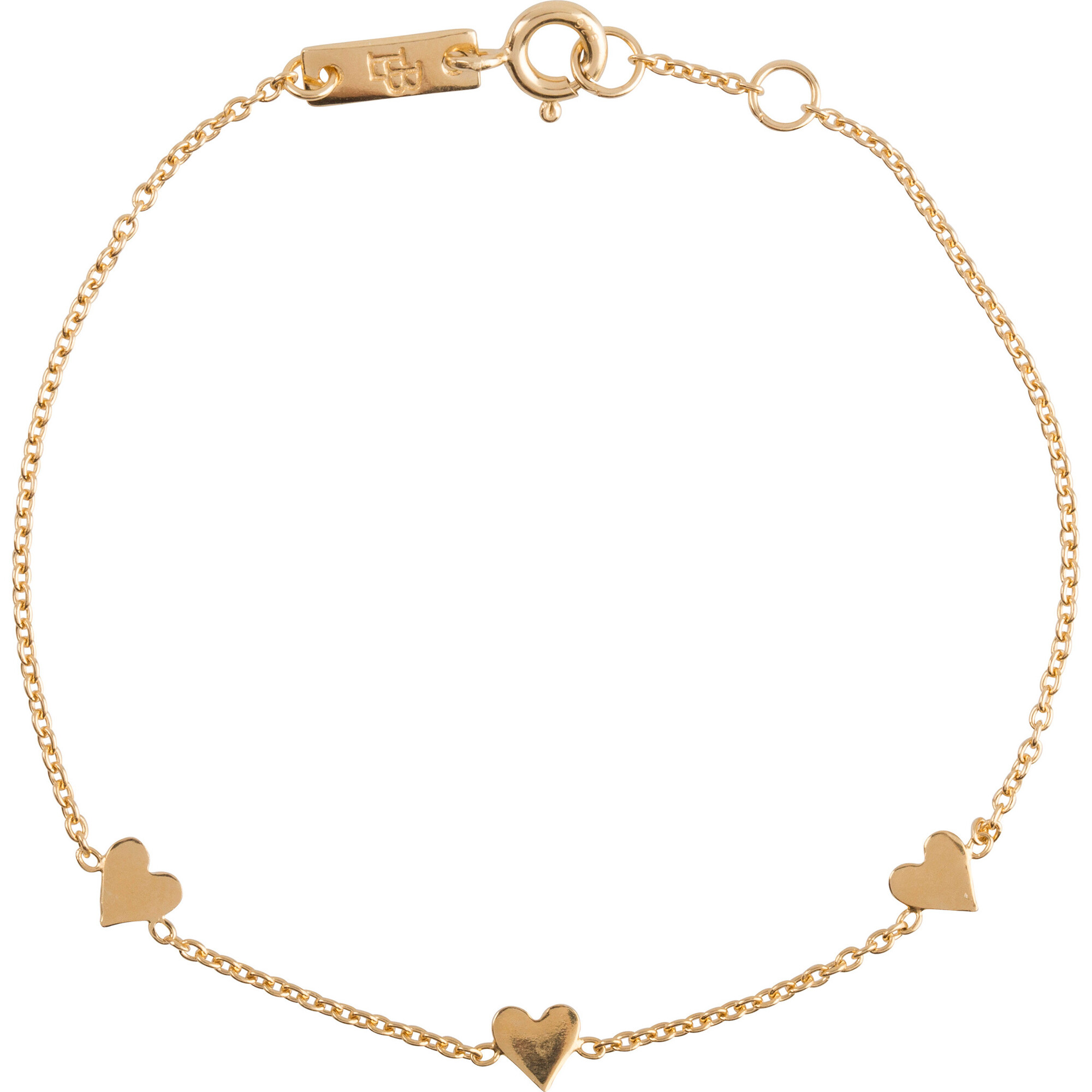 Women's You Are Loved Bracelet, Gold Plated - Bracelets - 1