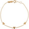 Women's You Are Loved Bracelet, Gold Plated - Bracelets - 1 - thumbnail