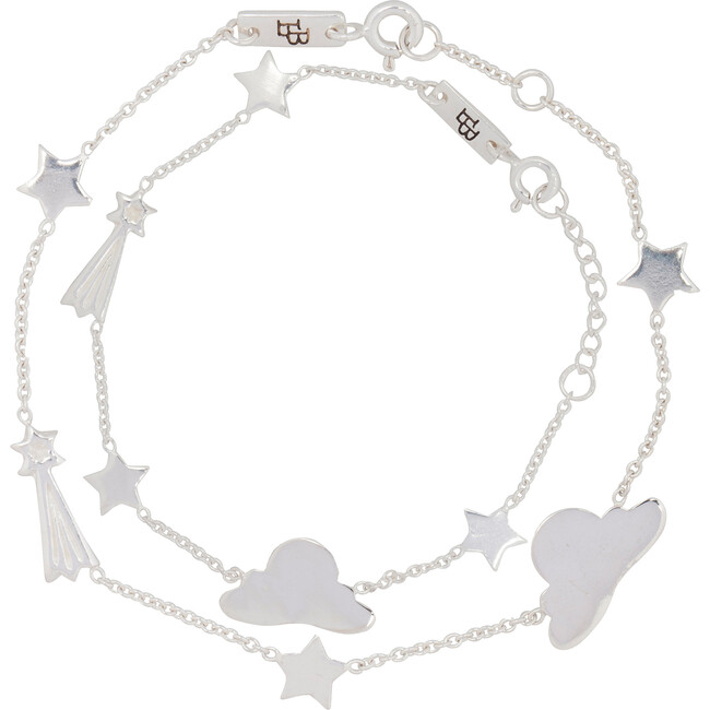 Stargazer Bracelet Set, Silver - Bracelets - 1