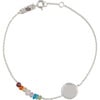 Women's She's A Rainbow Bracelet, Silver - Bracelets - 1 - thumbnail