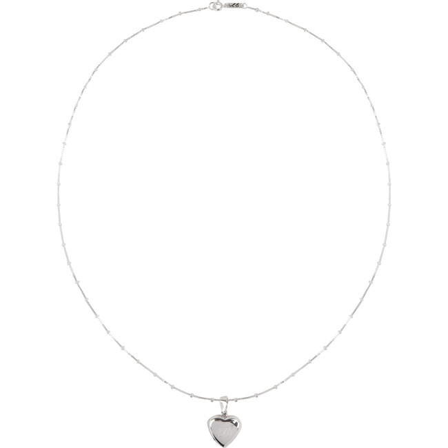 Women's Motherlove Locket Necklace, Silver