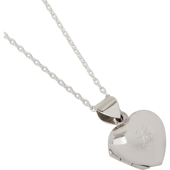 Women's Motherlove Mini Locket Necklace, Silver